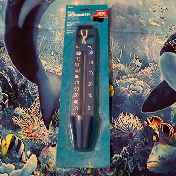 Lot of 2 Swimming Pool Items 4-way Test Kit & Thermometer NEW Ace Hardware - Picture 5 of 10